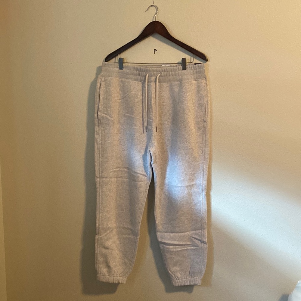 Abercrombie and Fitch, large, grey, cotton, relaxed fit